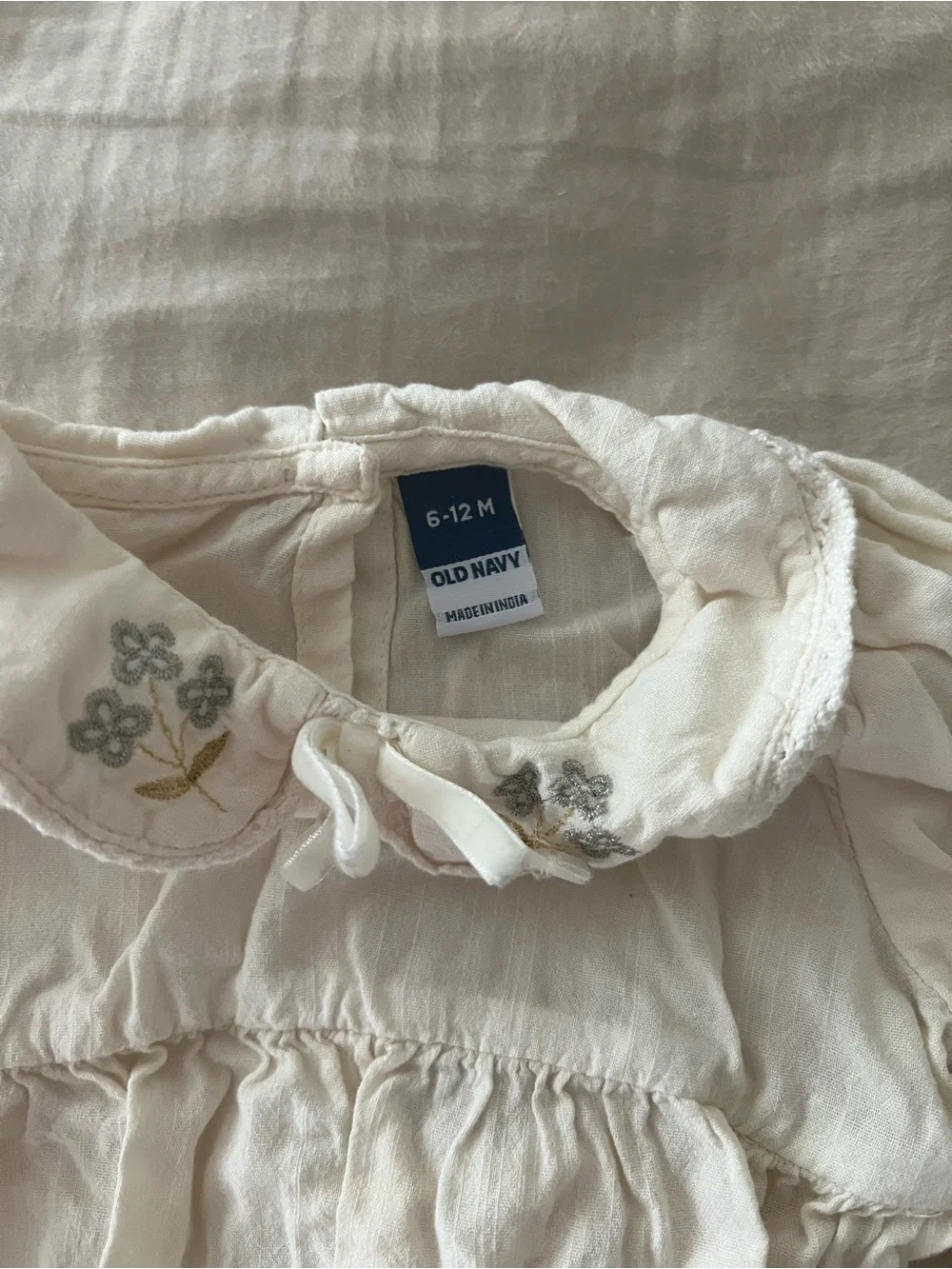 Baby girl long sleeve romper